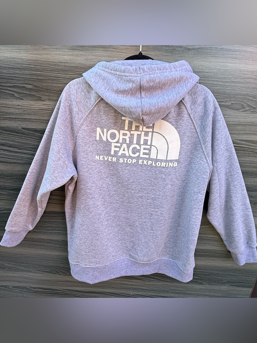 The North Face Circular Design Grey Pullover Hoodie Women's Size XL - Picture 7 of 9